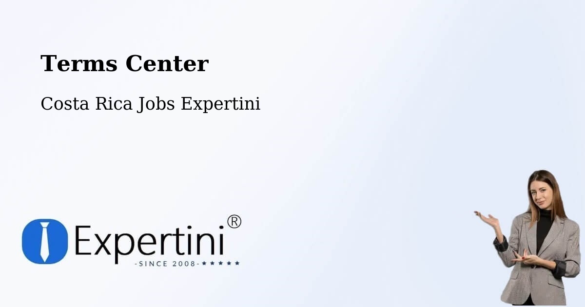 Terms of Service – Puriscal - Costa Rica Jobs Expertini